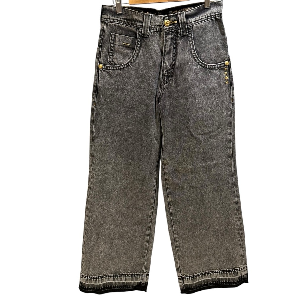 JNCO | Gambler Jeans Black Vintage Wide-leg Baggy | 23” Opening | 28 x 30 New - Picture 9 of 16